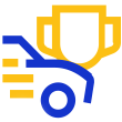 Car and trophy icon