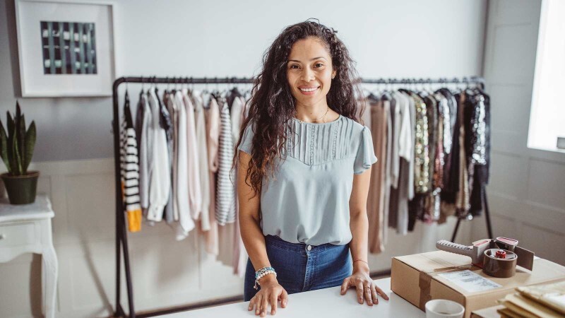 woman in shop